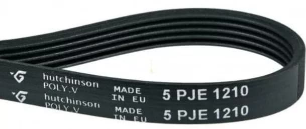 80001704 Řemen 1210J5EL pro pračky Candy Hoover Electrolux AEG Zanussi