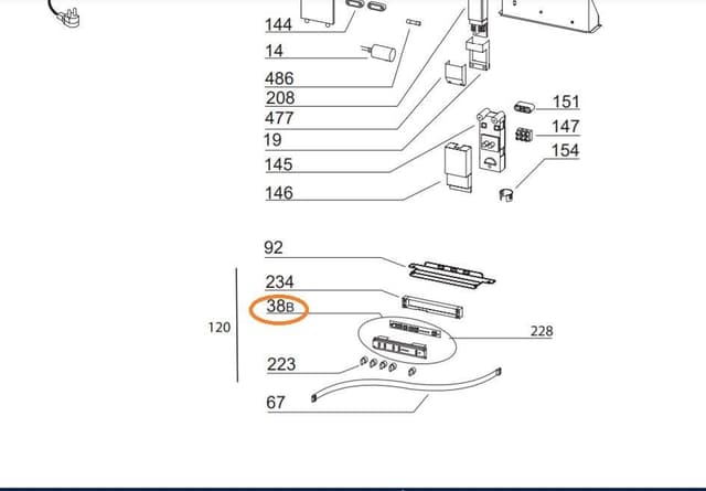 Elektronická deska pro odsavače par BEST Electrolux AEG Zanussi - 75900000028333