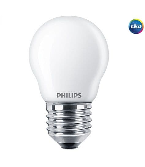 LED žárovka Philips E27 6,5W 2700K P45 FR - Classic LEDLuster ND