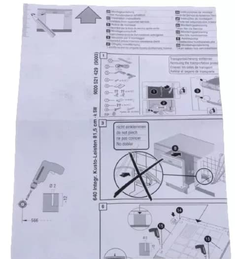 Návod k instalaci myček nádobí Bosch Siemens 00568942