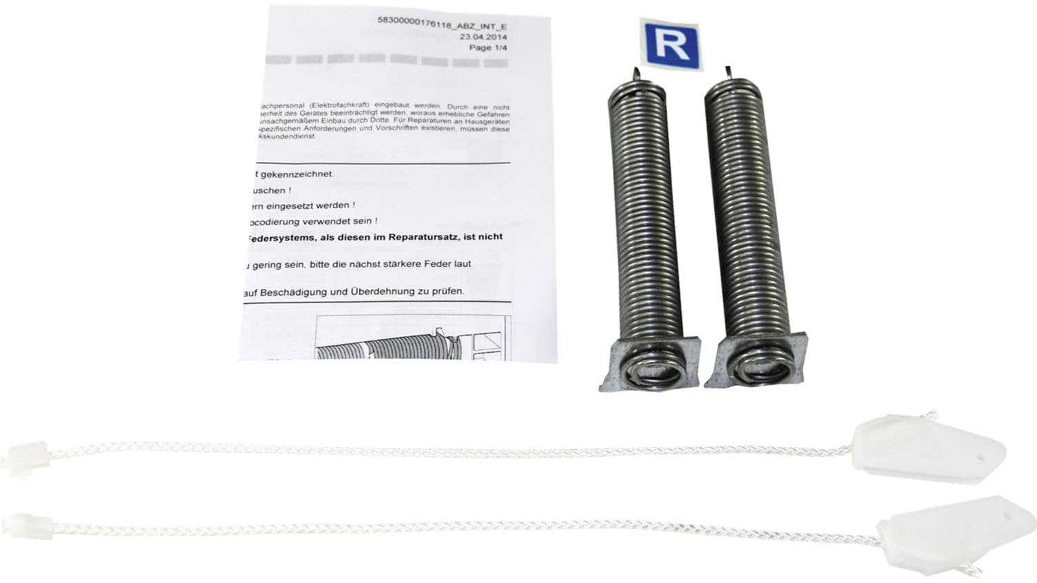 Sada pro opravu dveří myčky Bosch Siemens (00754866)