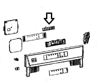 Světlovod pro myčku Candy Hoover - 49024165