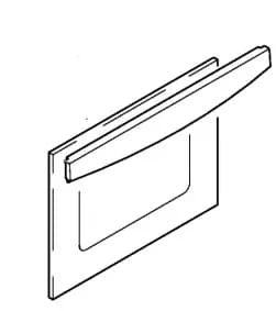 00213761 Vnější sklo dveří pro trouby Bosch Siemens