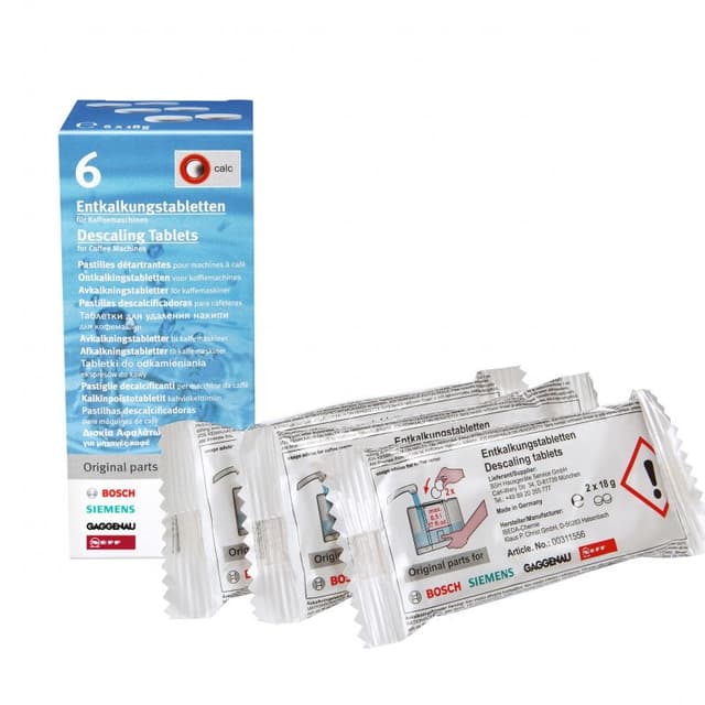 00311864 Odvápňovací tablety sada 6 ks - kávovary Bosch a Siemens