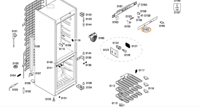 00612567 Panel ovládání pro chladničky Bosch Siemens