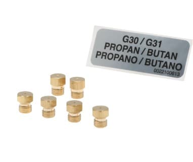 00622829 Trysky na zkapalněný plyn do varné desky Bosch Siemens