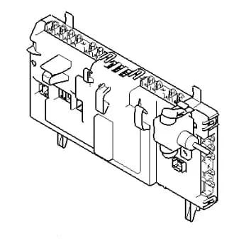 00634283 Výkonový modul pro sušičky Bosch a Siemens