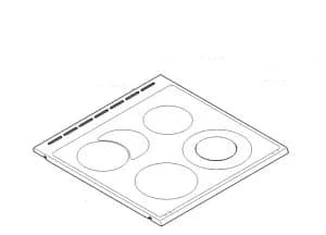 00685339 Sklokeramická deska pro Bosch Siemens