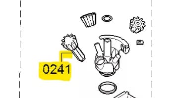 10028562 Převod pro kuchyňský robot Bosch/Siemens