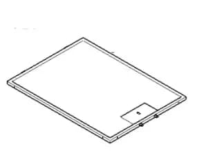 11010525 Hliníkový tukový filtr pro odsavače Bosch a Siemens