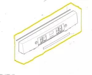 11020058 Ovládací panel pro myčky nádobí Bosch Siemens