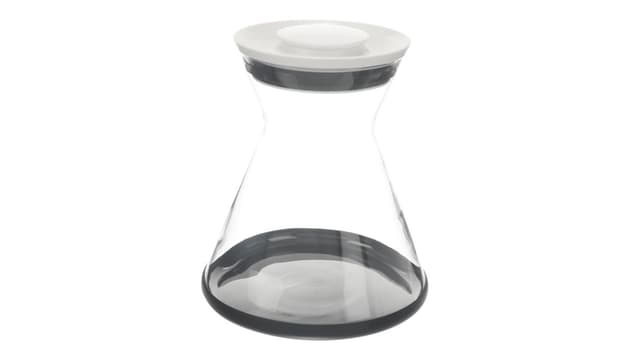 12009348 Skleněná karafa 1 l s bílým víkem pro Bosch Siemens odšťavňovače