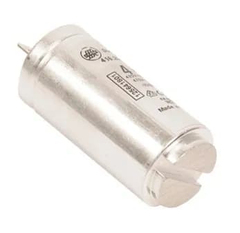 1256418011 Rozběhový kondenzátor 4uF pro sušičky Electrolux, Bosch/Siemens