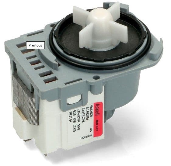 1326630009 Vypouštěcí čerpadlo pro pračky a myčky AEG Electrolux Candy Hoover