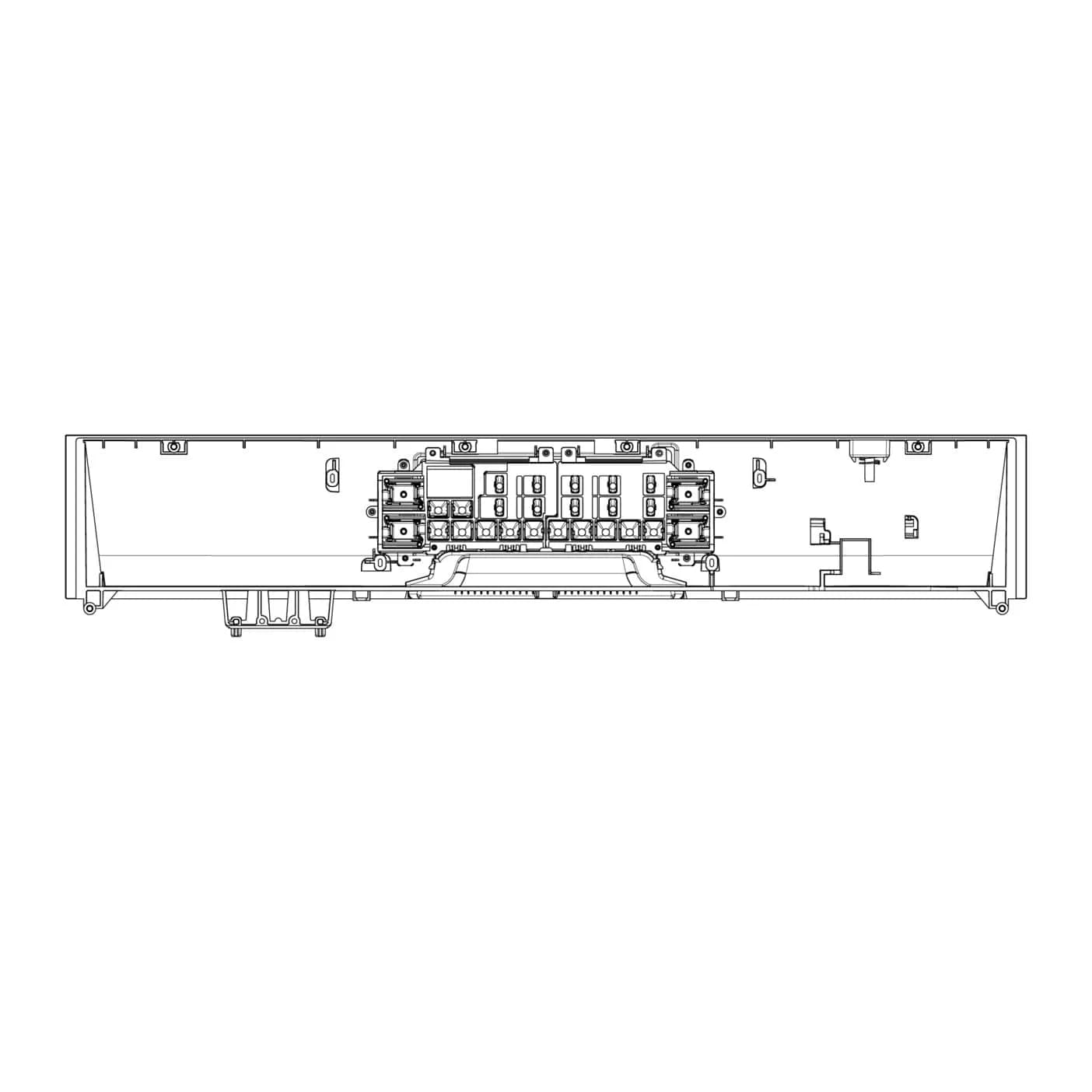140060254186 Ovládací panel do myčky AEG Electrolux Zanussi