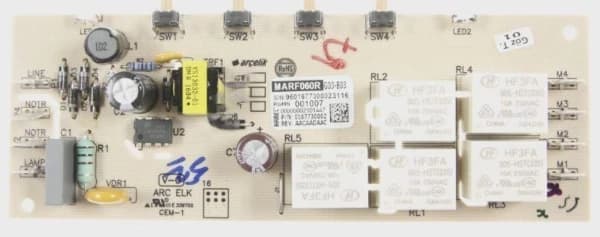 167730002 Řídicí modul pro odsavače par Beko/Blomberg