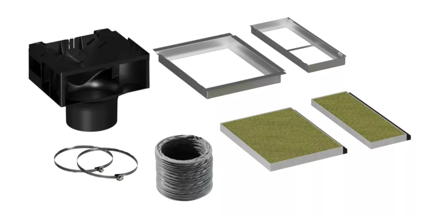 17008359 LZ11KKI16 Cirkulační sada 2 ks pro odsavače Bosch/Siemens