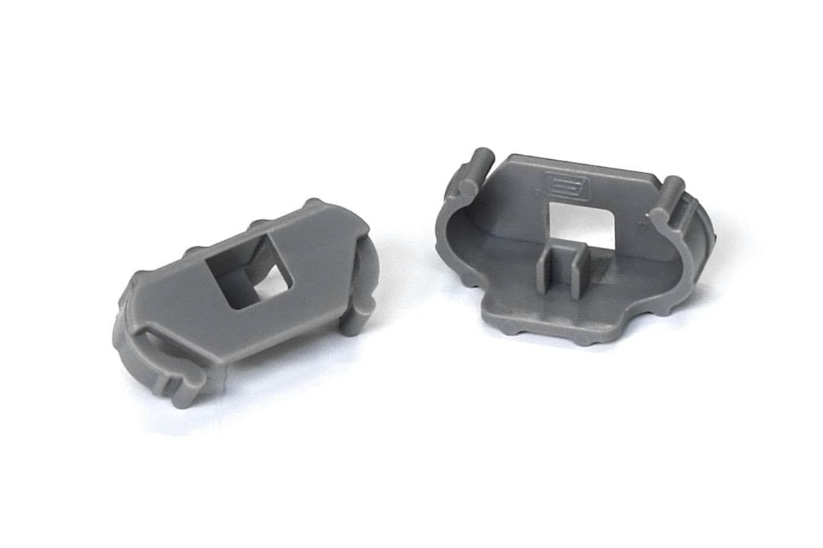 1732840100 Koncovka kolejnice horního koše pro myčky Beko, Blomberg, Whirlpool, Ignis - sada 2 ks