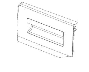 1912644059 Čelo násypky pro pračky Beko Blomberg