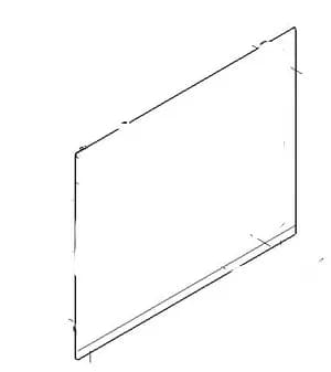 20005919 Vnější sklo dveří trouby Bosch Siemens