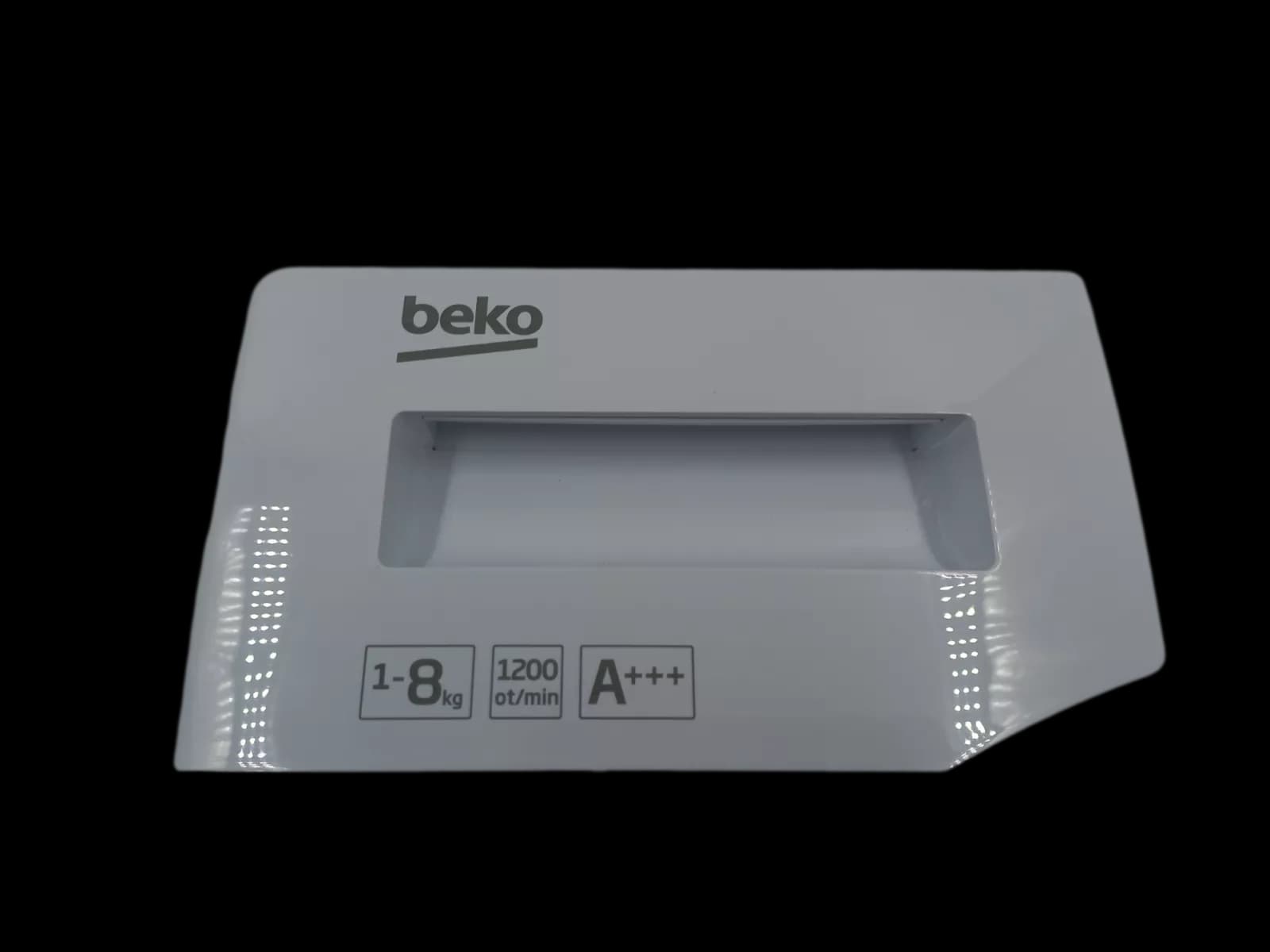 2420709196 Čelo násypky pro pračky Beko Blomberg