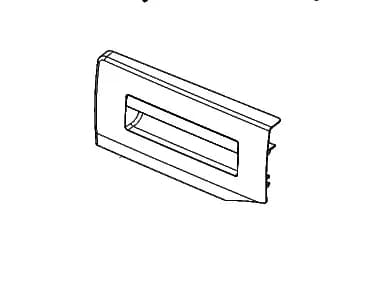 2449809085 Čelo násypky pro pračky Beko Blomberg