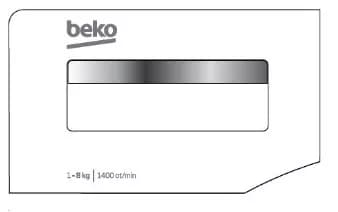 2449809228 Čelo násypky pro pračky Beko/Blomberg