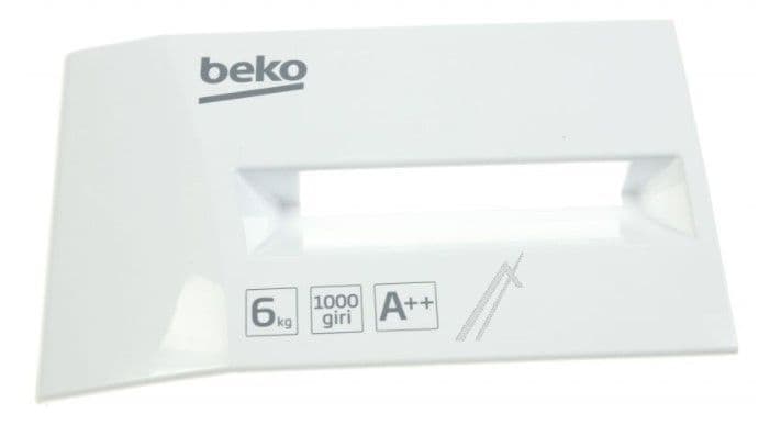 2828115257 Čelo násypky pro pračky Beko Blomberg