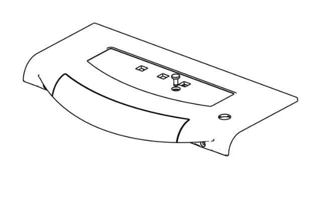 2915030031 Madlo dveří mrazničky AEG Electrolux Zanussi