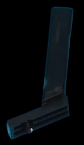 293297 Držák skla pravý pro odsavače par Gorenje Mora