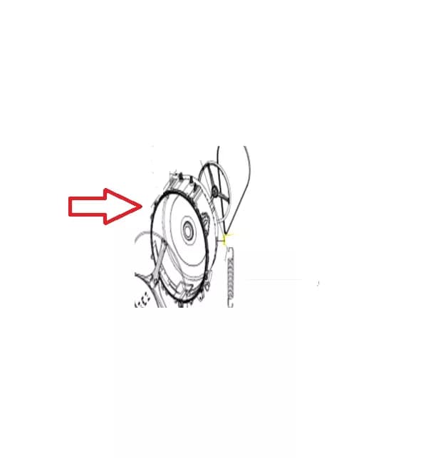 301130860251 Zadní díl nádrže pro pračky Midea a Philco