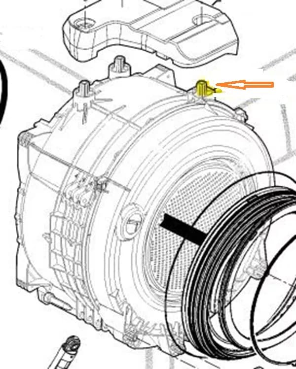 3484169408 Buben pro pračky AEG Electrolux Zanussi