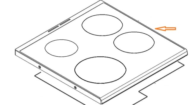 3579303029 Sklokeramická varná deska pro trouby AEG Electrolux Zanussi