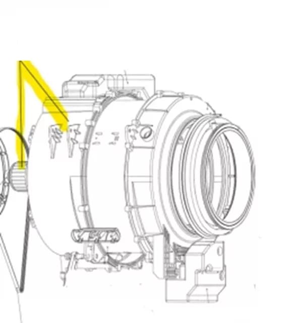 4055149993 Buben k pračce AEG Electrolux Zanussi 480 x 400 mm