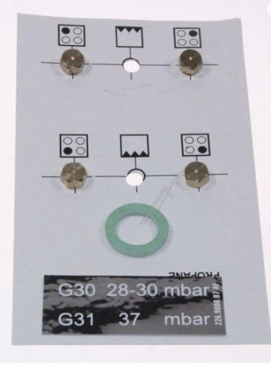 4431100189 Trysky PB pro varné desky Beko Blomberg