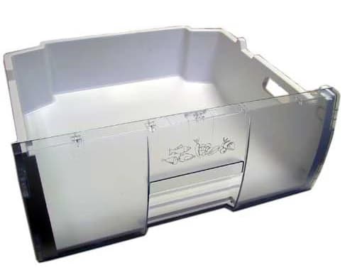 4540550400 Šuplík do lednice Beko Blomberg - Prostřední zásuvka 453x400mm, transparentní plast