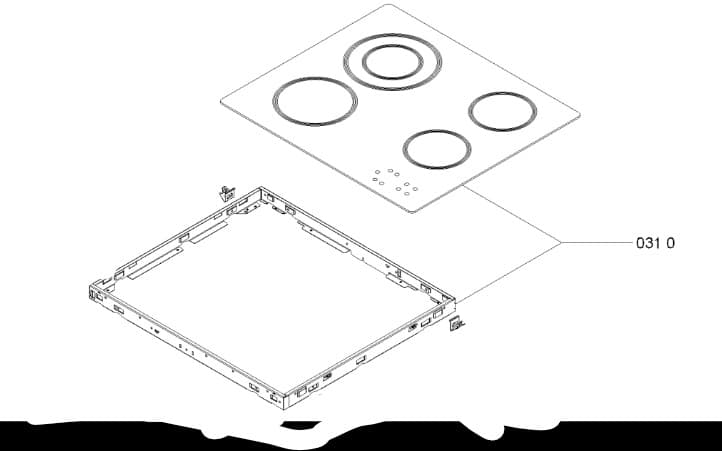 481010498310 Sklokeramická varná deska Whirlpool / Indesit