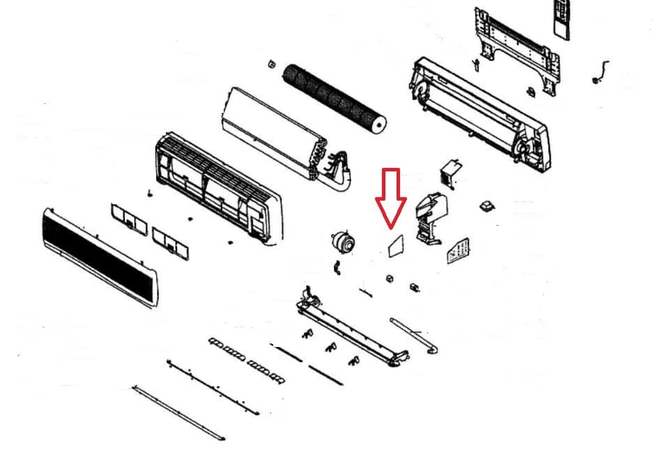 481221848028 Modul klimatizace Whirlpool, Indesit