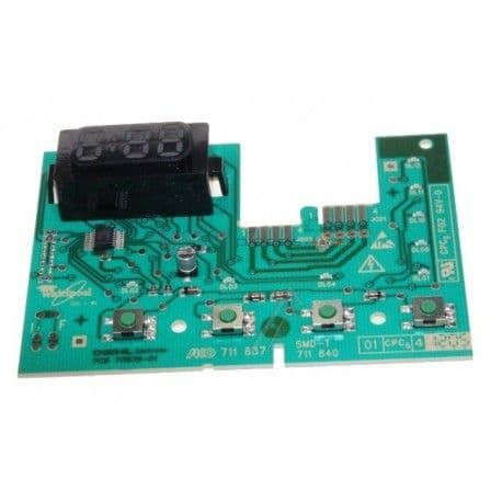 481223958076 Modul s displejem pro pračky Whirlpool/Indesit
