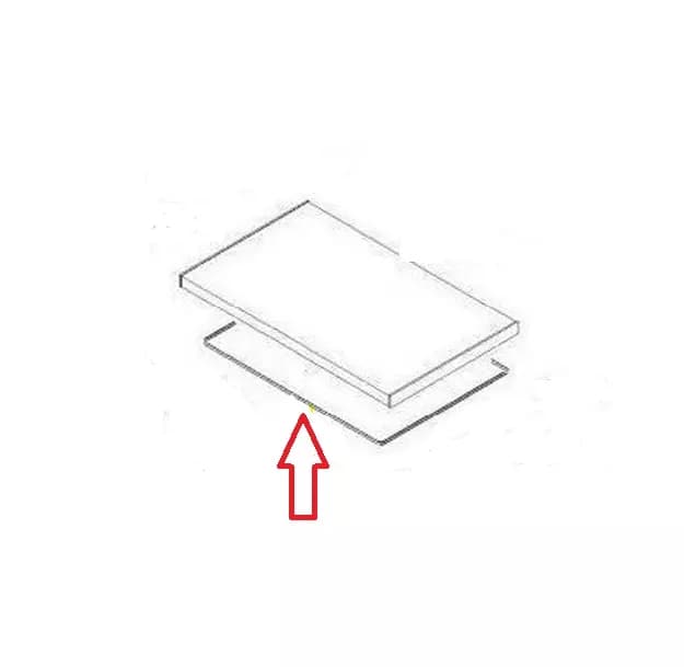 49034052 Těsnění dveří pro mrazničky Candy a Hoover