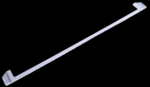 5847810100 Přední lišta skleněné police pro Beko Blomberg