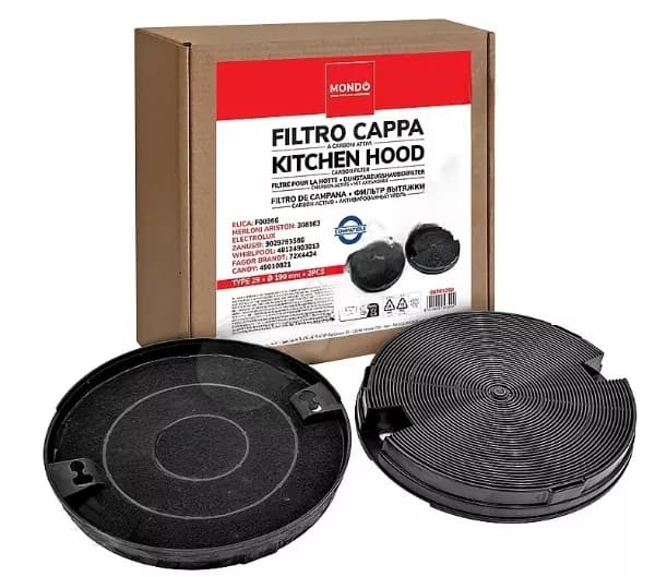 72X4434 Uhlíkové filtry sada 2 ks pro odsavače Whirlpool a Indesit