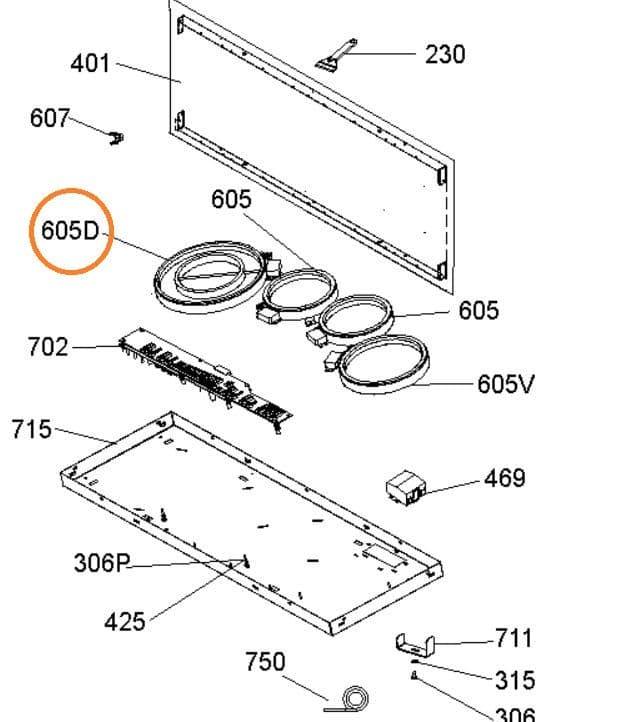 851565 Plotna pro varné desky Gorenje Mora