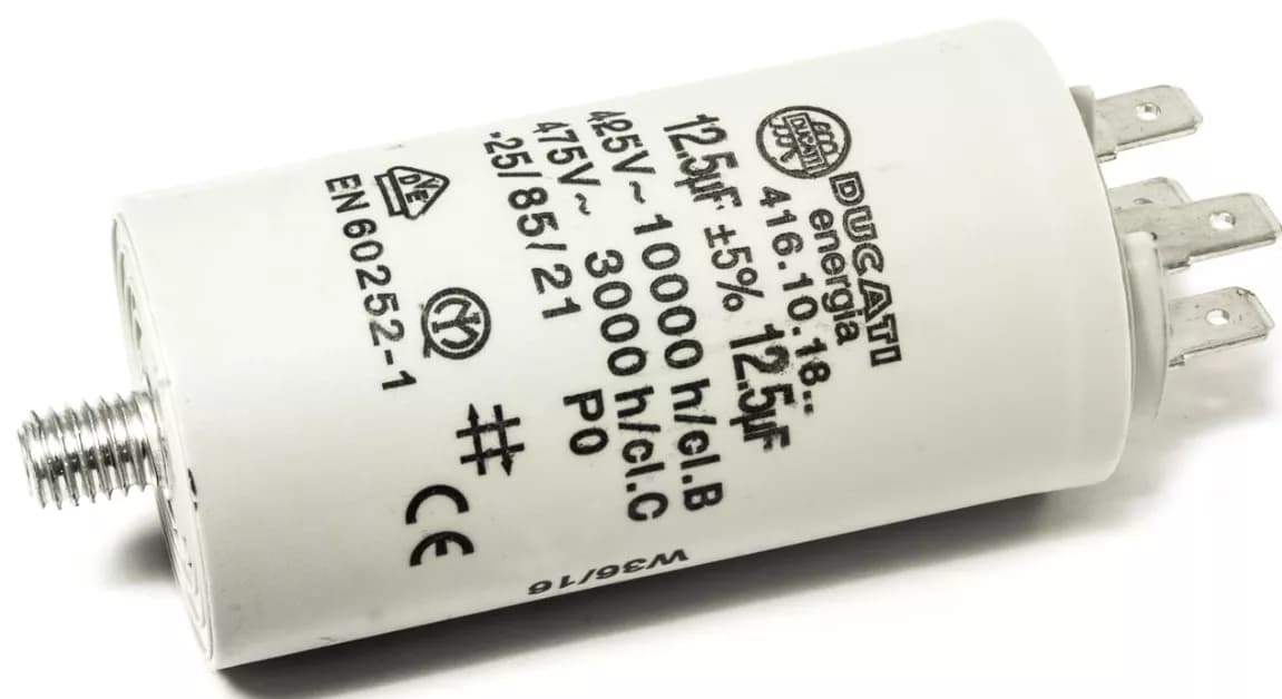 8757521589775 Kondenzátor rozběhový 12,5 µF 4x faston Mondo