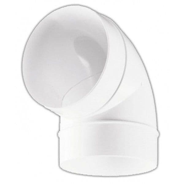 8757521722363 Plastové koleno 90° pro ventilační potrubí ⌀125 mm