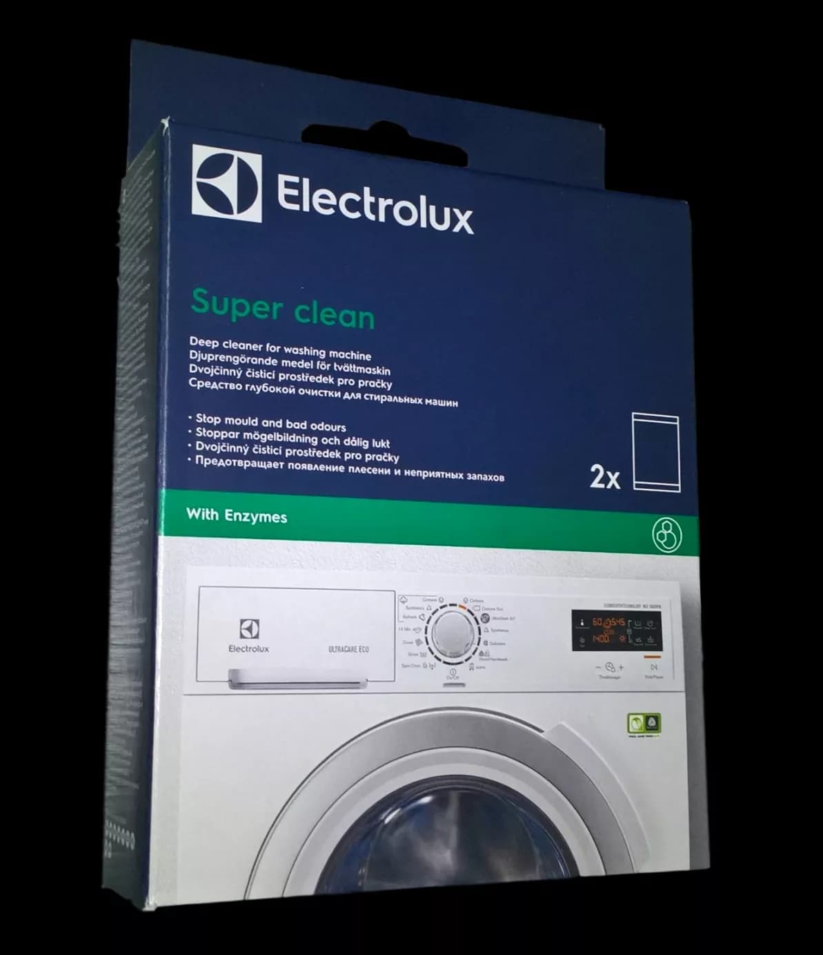 9029797256 SUPER CLEAN čistič pro pračky Electrolux - sada 2 ks