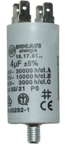 92219435 Rozběhový kondenzátor 4UF pro pračky Candy Hoover