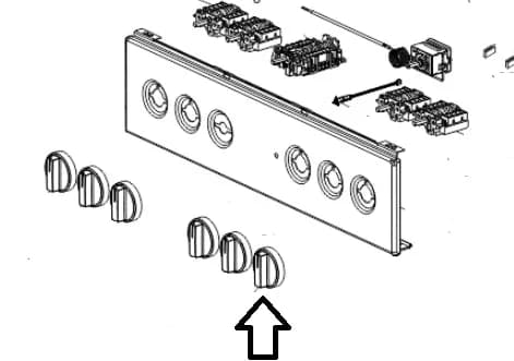 923507 Ovládací knoflík pro sporáky Gorenje a Mora