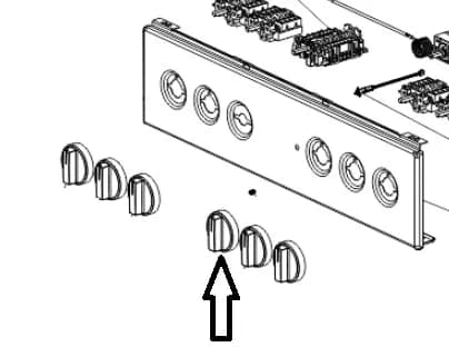 923585 Ovládací knoflík pro sporáky Gorenje/Mora