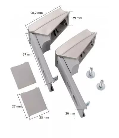 959018000 Opravný set madla dveří Liebherr (sada 2 ks)